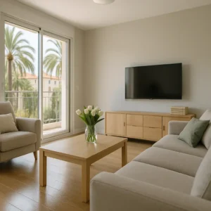 limpieza a fondo en-valecia, piso en Plaza de Reina. vista de habitacion limpia